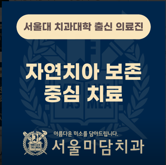서울미담치과의 심미치료 안내
